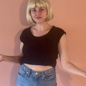 Black Crop Top